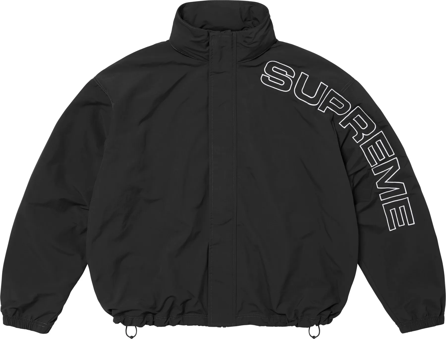 Supreme Spellout Embroidered Track Jacket