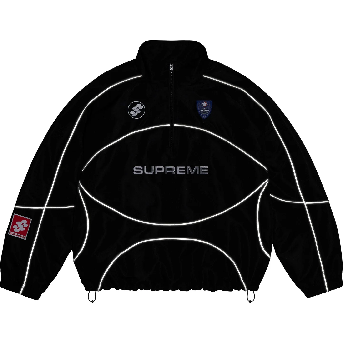 Supreme Reflective Piping Pullover