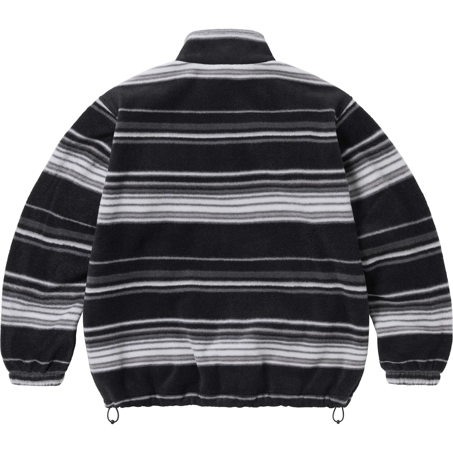 Supreme Stripe Zip Up Fleece Jacket