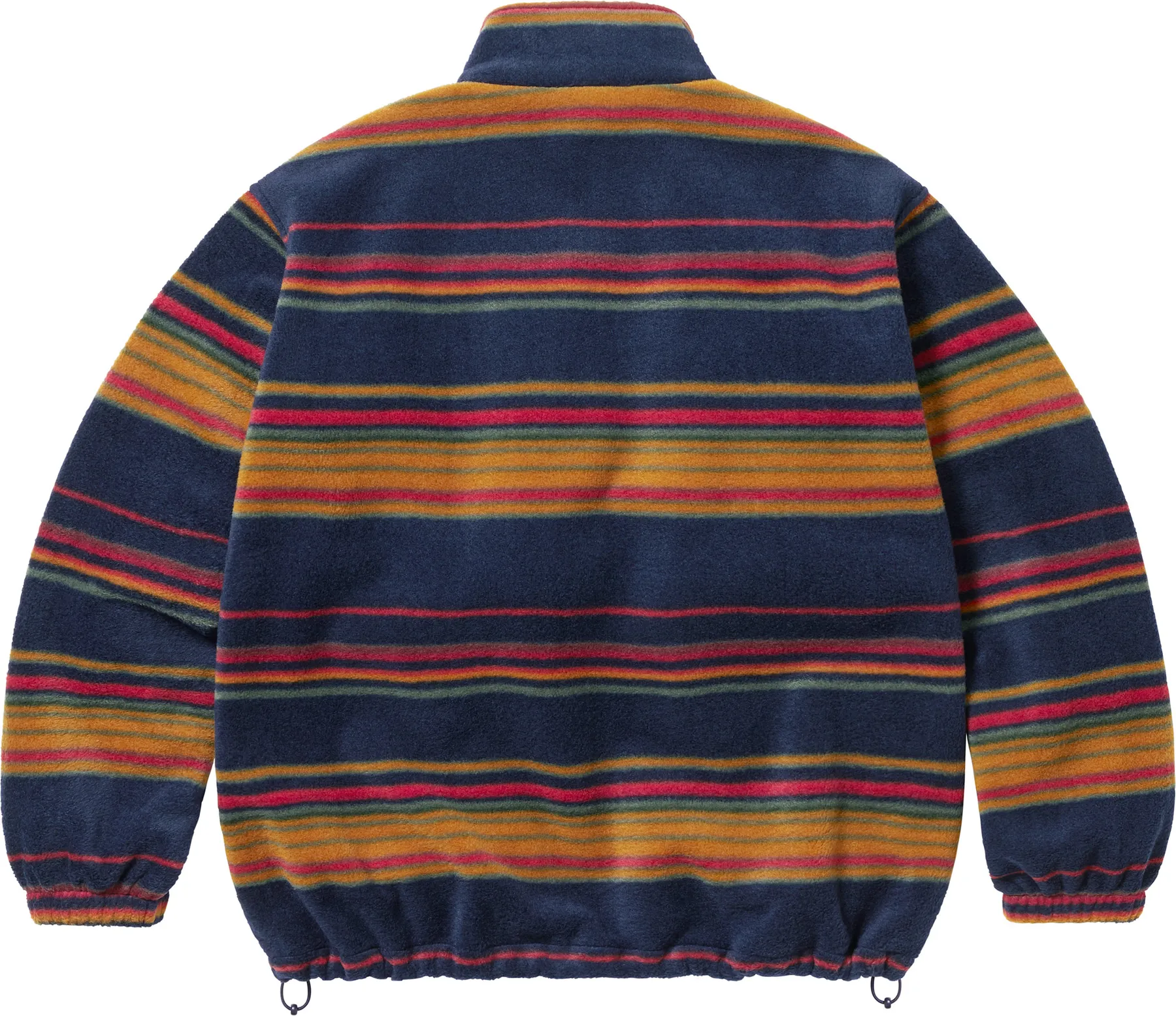 Supreme Stripe Zip Up Fleece Jacket