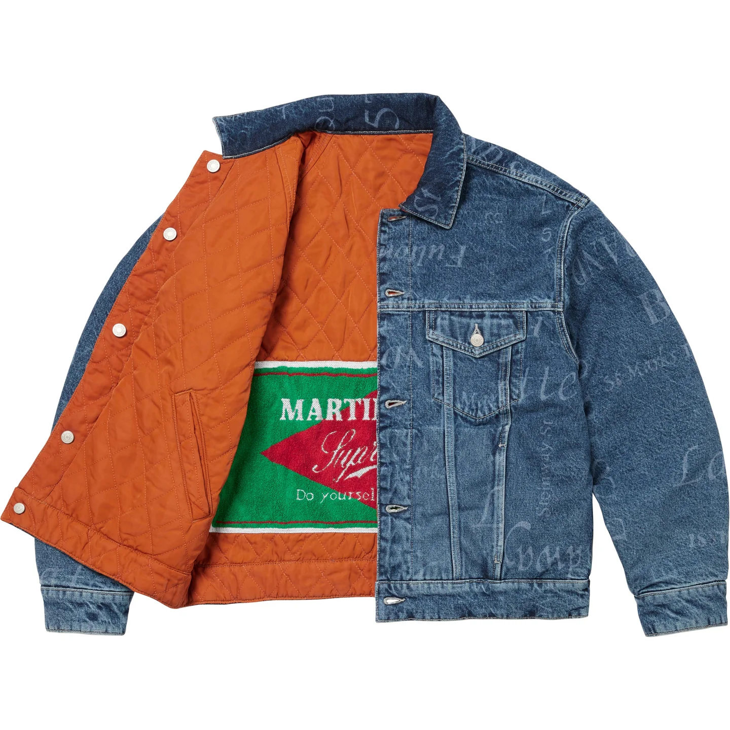 Supreme Supreme®/Martine Rose® Reversible Trucker Jacket