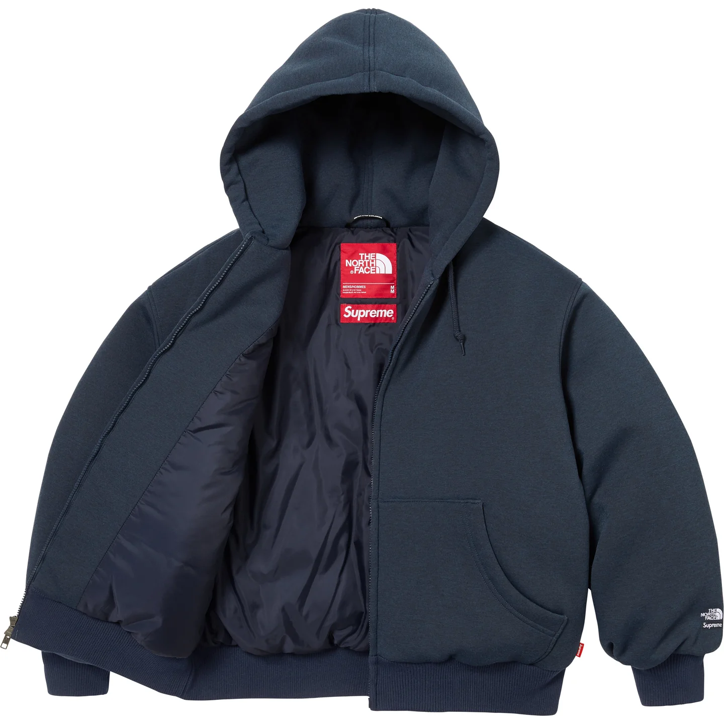 Supreme®/The North Face® Down Zip Up Hooded Sweatshirt