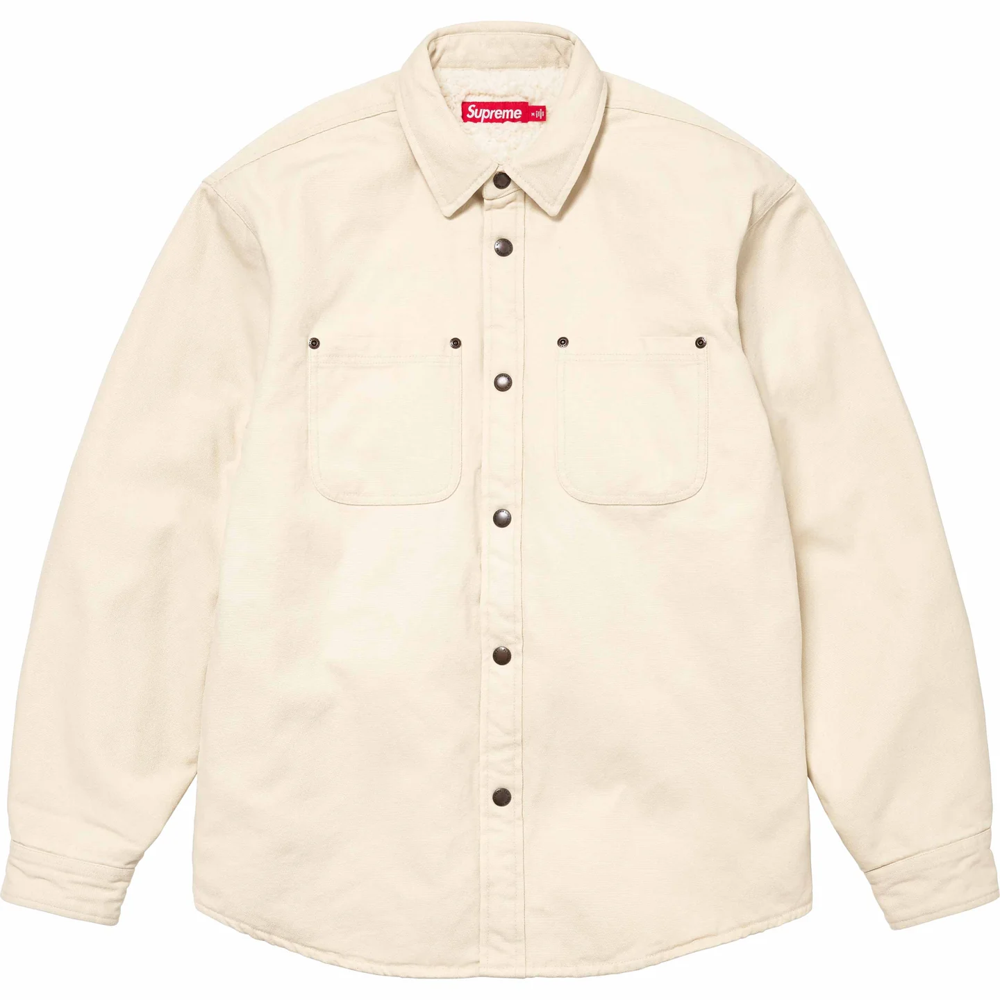 Supreme Faux Shearling Lined Work Shirt