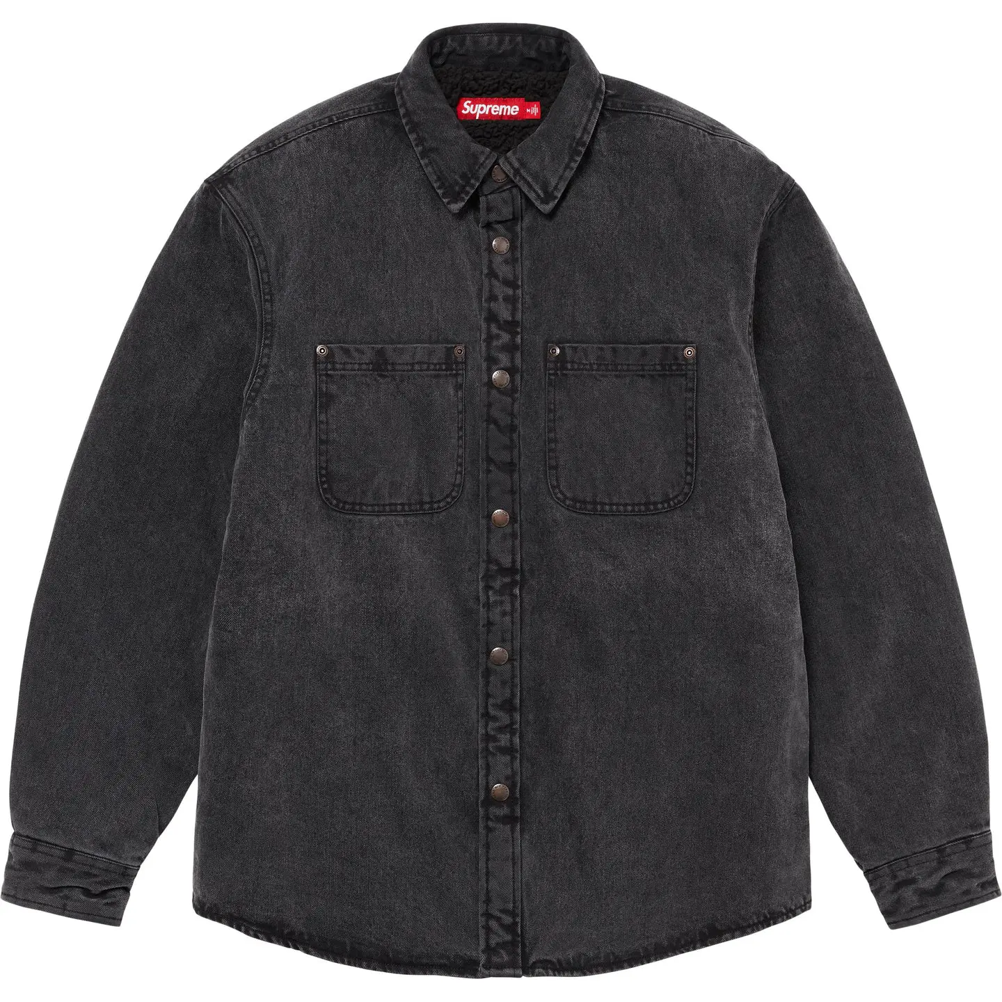 Supreme Faux Shearling Lined Work Shirt