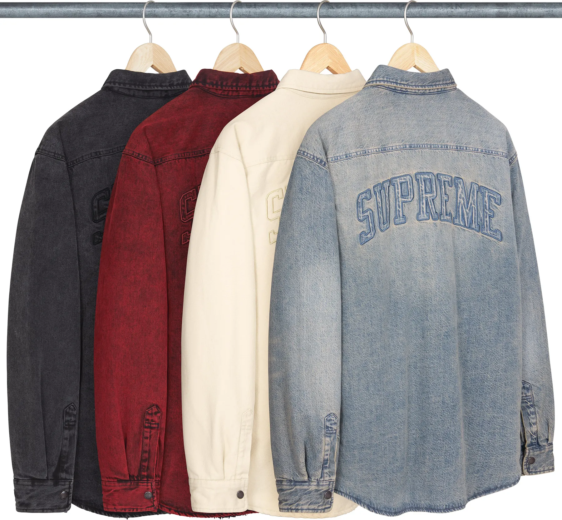 Supreme Faux Shearling Lined Work Shirt