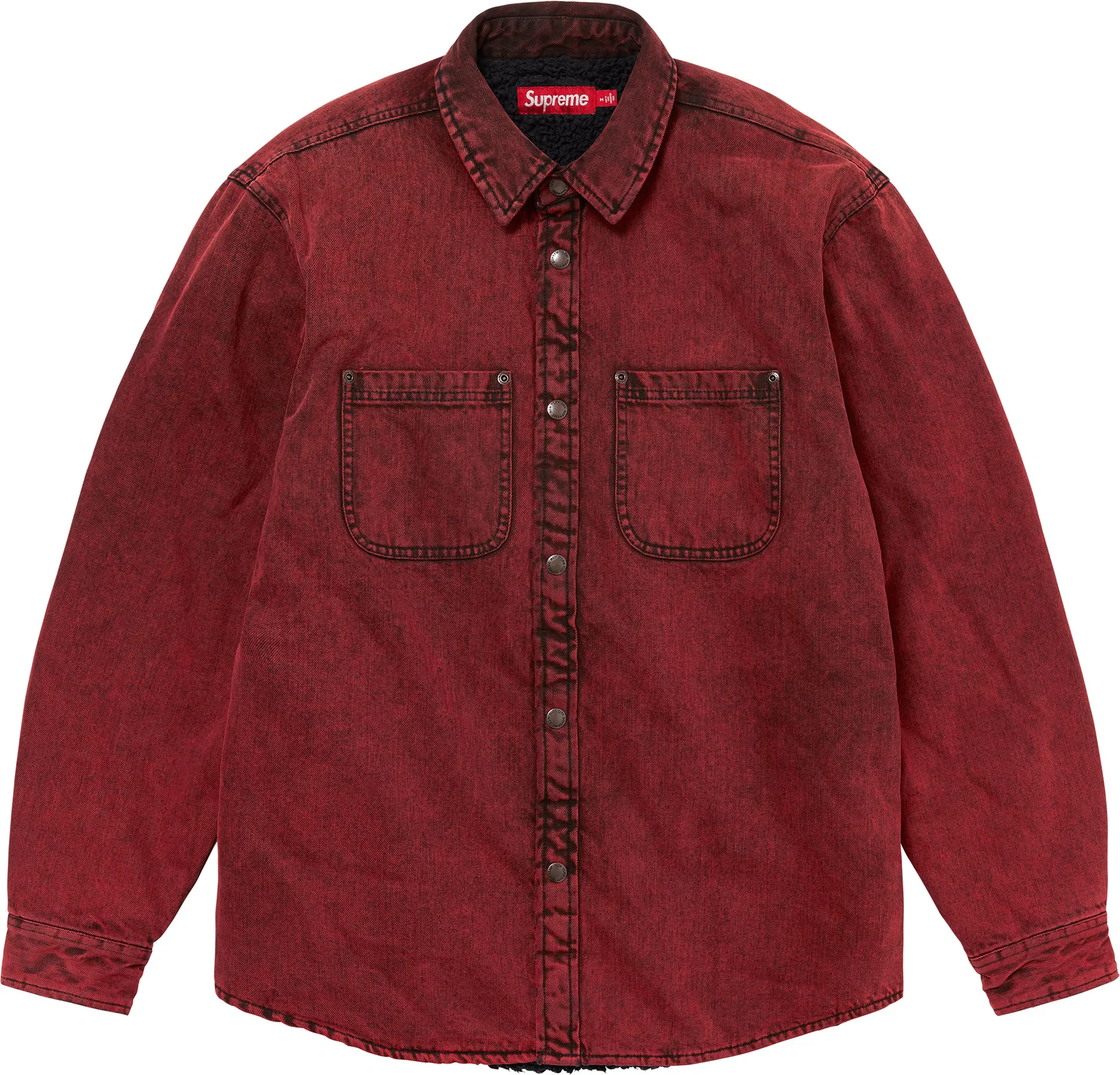 Supreme Faux Shearling Lined Work Shirt