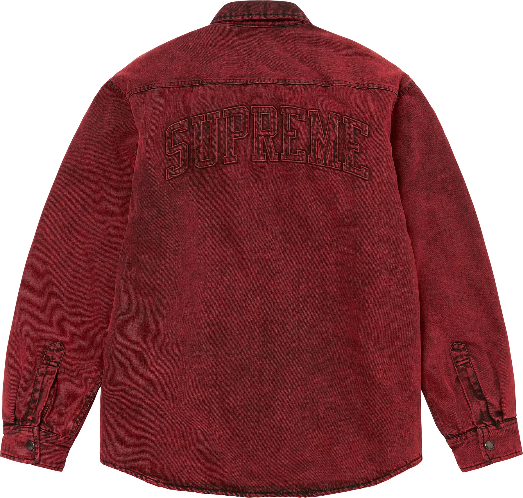 Supreme Faux Shearling Lined Work Shirt