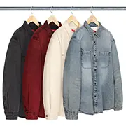 Supreme Faux Shearling Lined Work Shirt