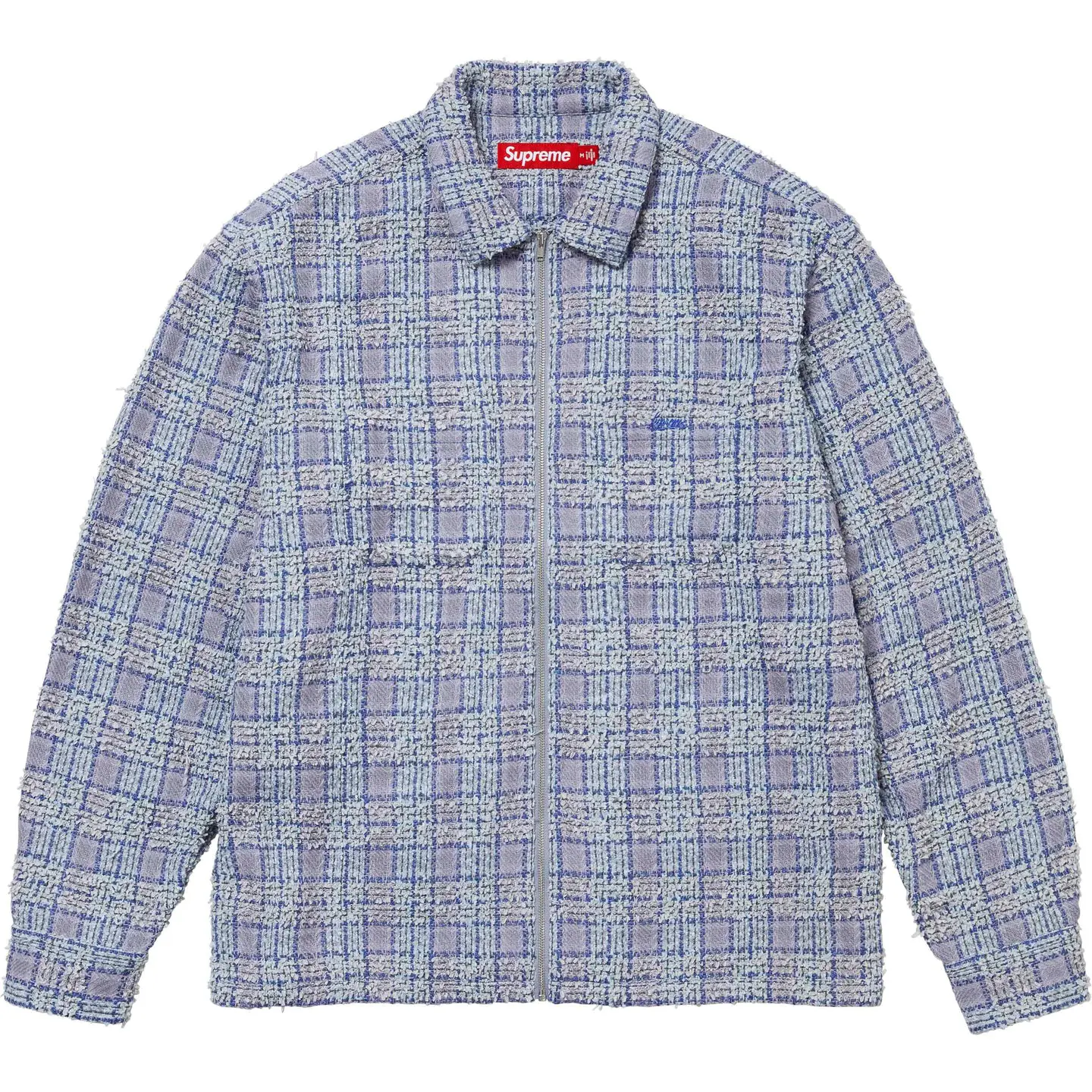 Supreme Bouclé Zip Up Shirt