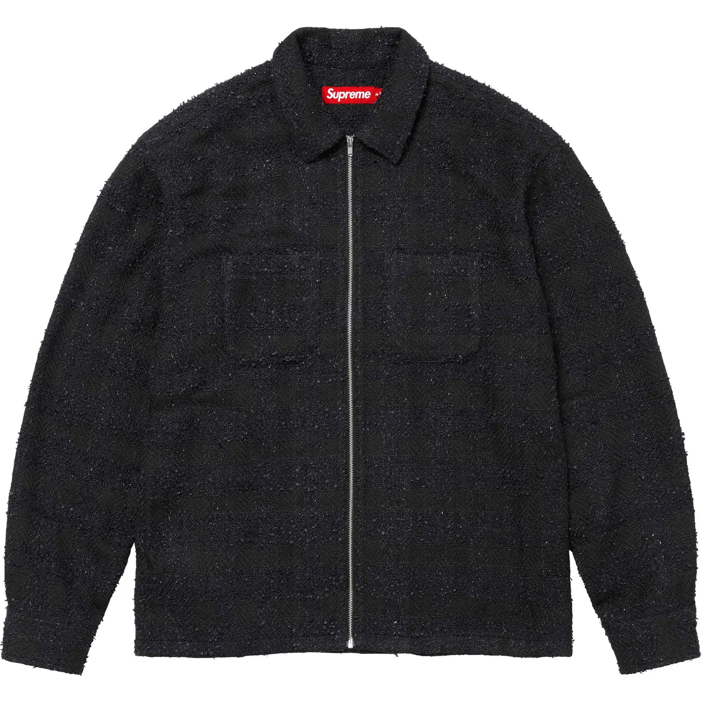 Supreme Bouclé Zip Up Shirt