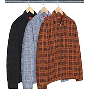 Supreme Bouclé Zip Up Shirt