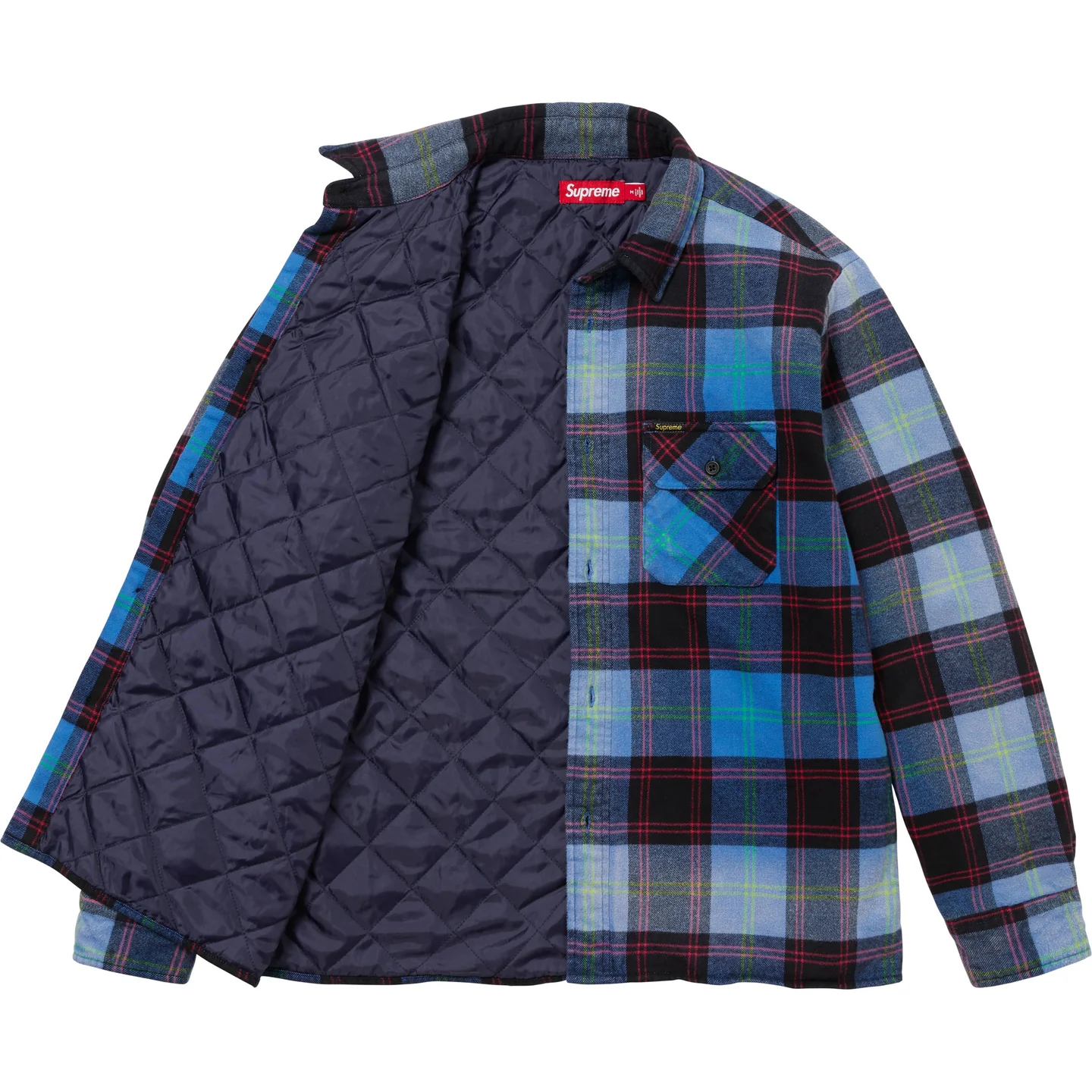 Supreme Quilted Plaid Shirt