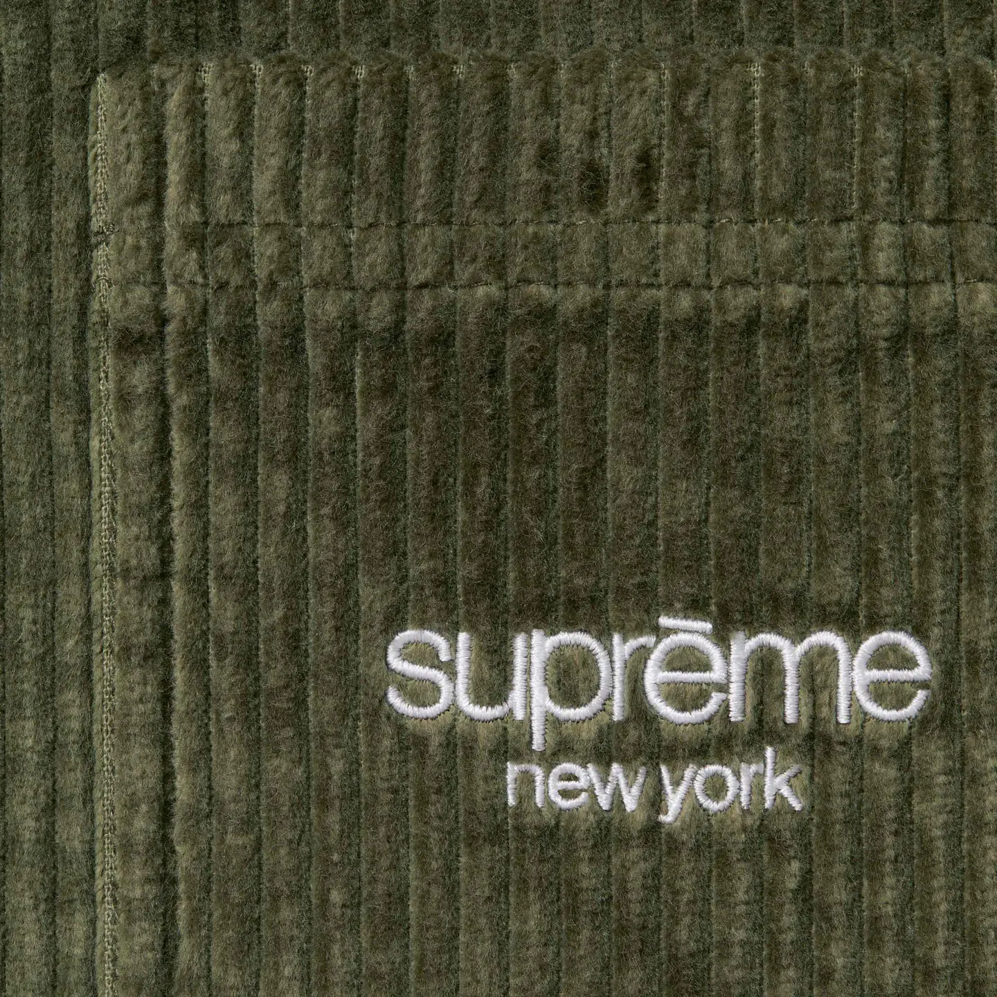 Supreme Wide Wale Corduroy Snap Shirt