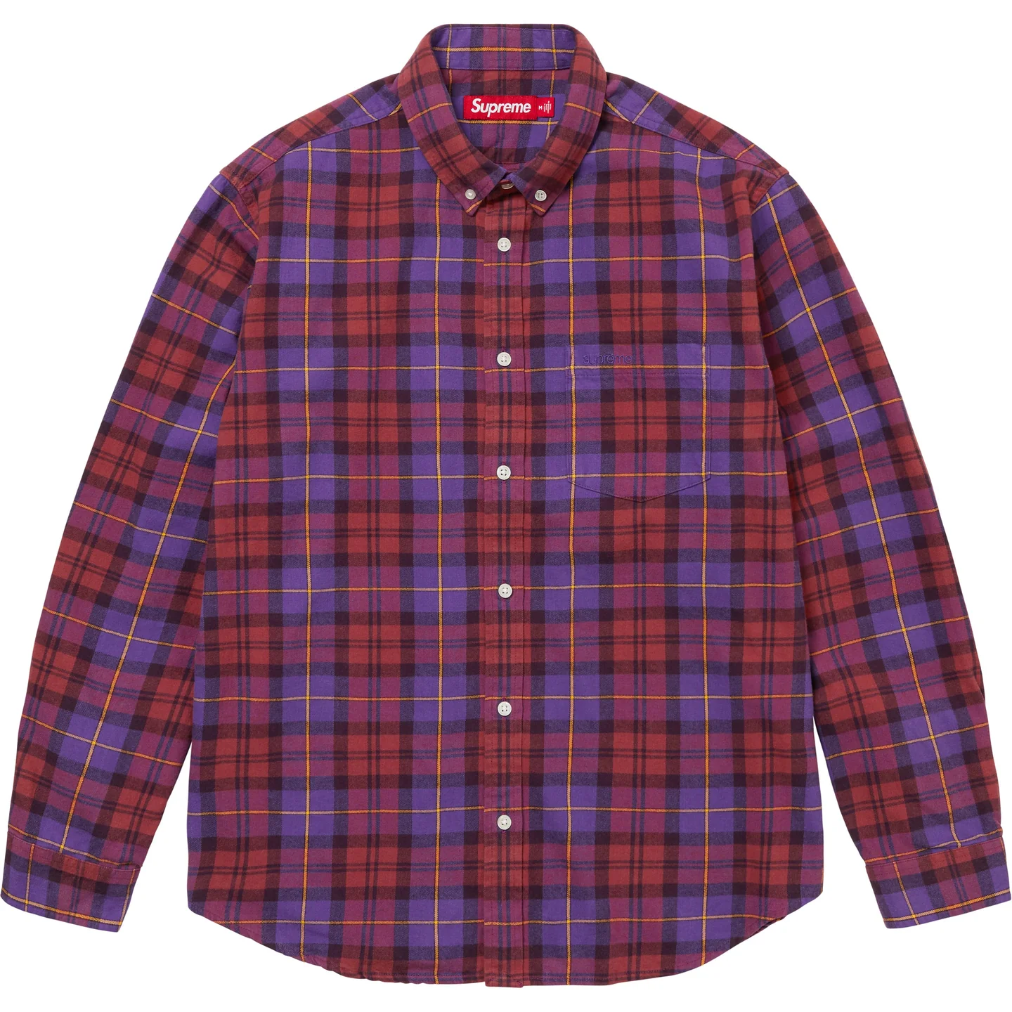 Supreme Plaid Flannel Shirt