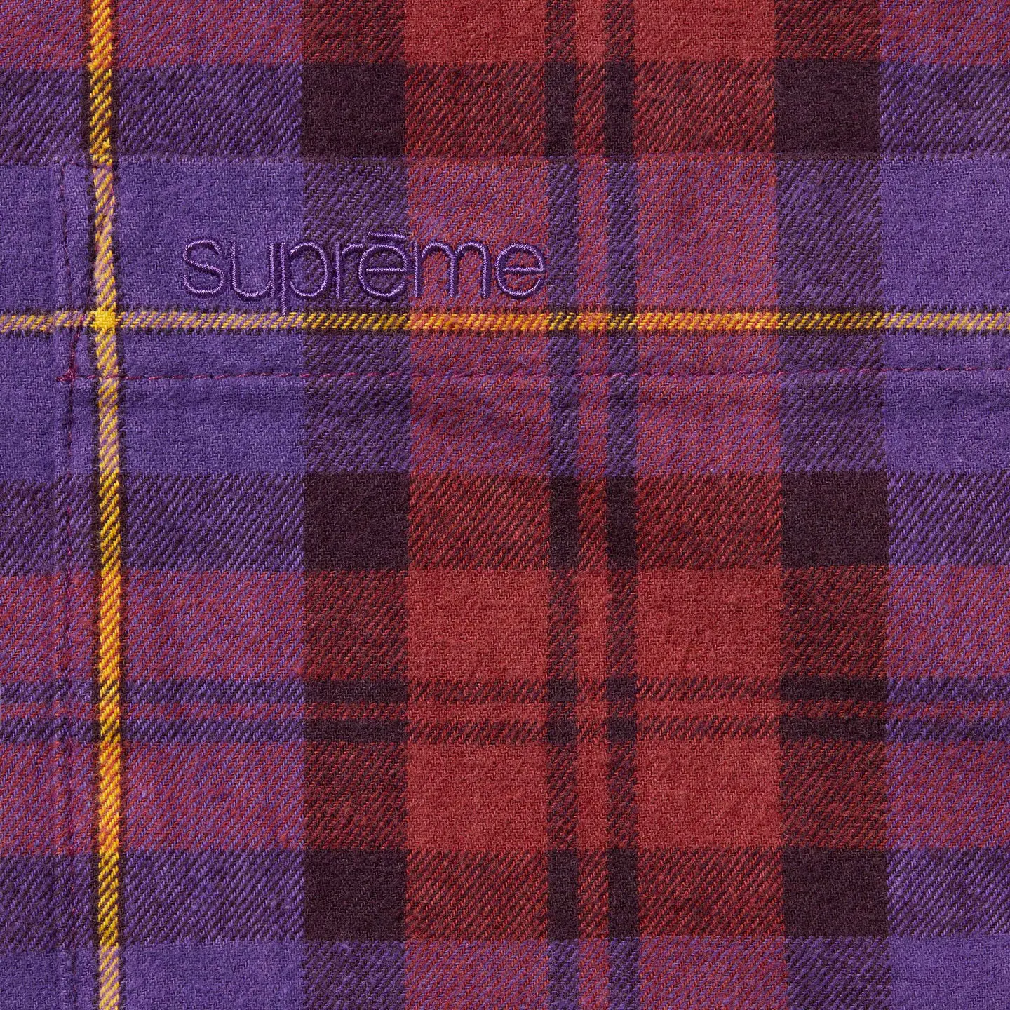 Supreme Plaid Flannel Shirt