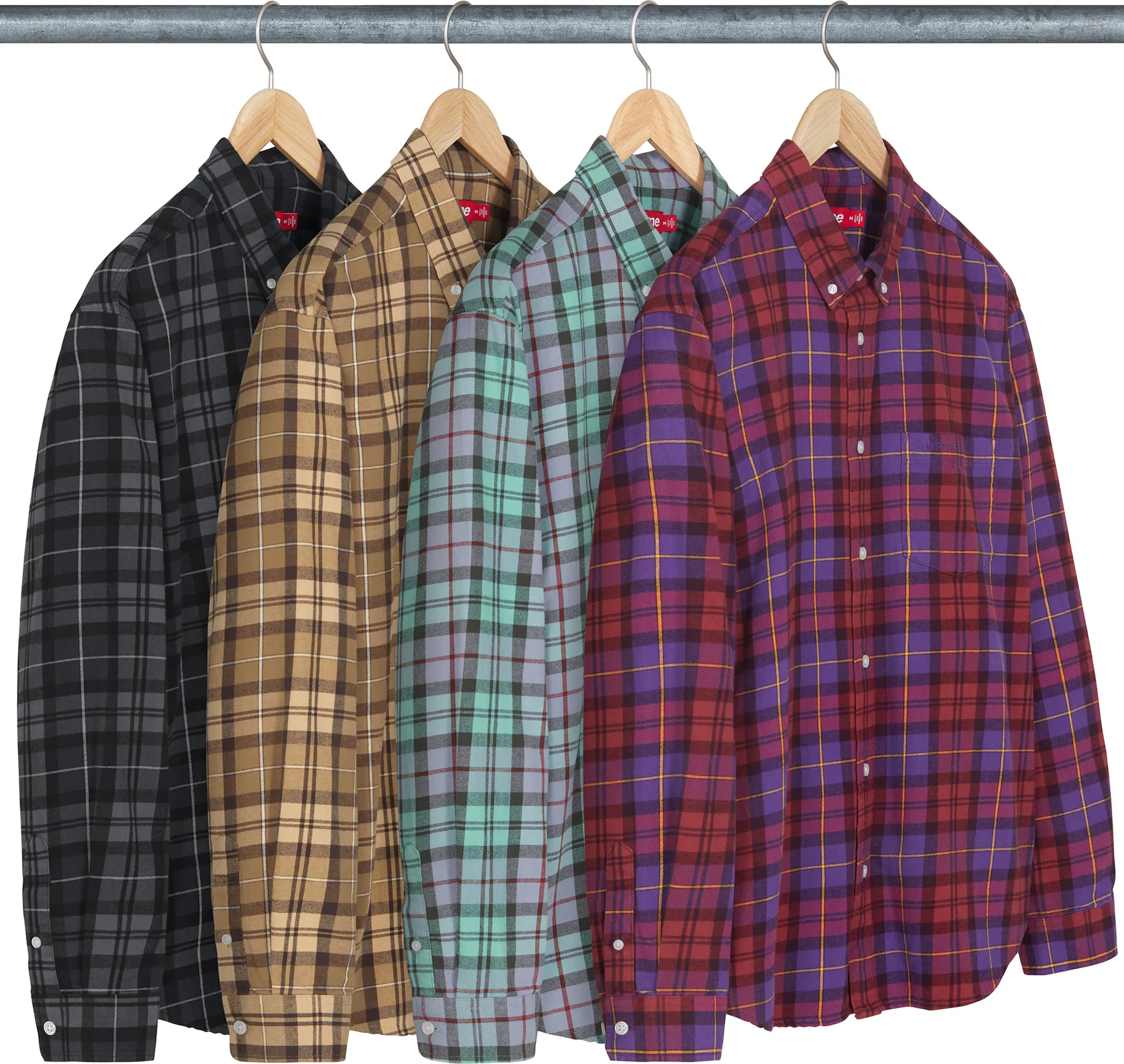 Supreme Plaid Flannel Shirt