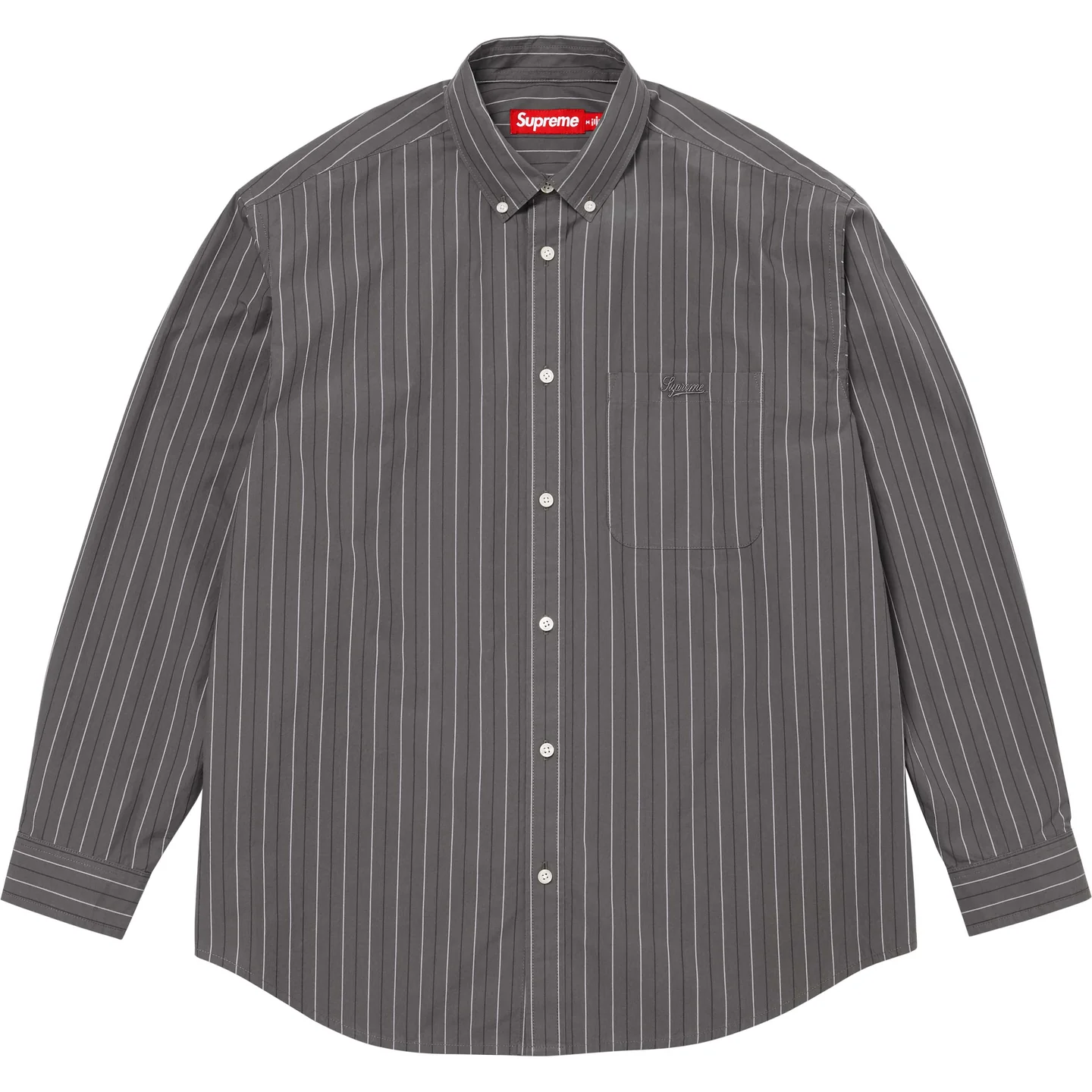 Supreme Loose Fit Stripe Shirt