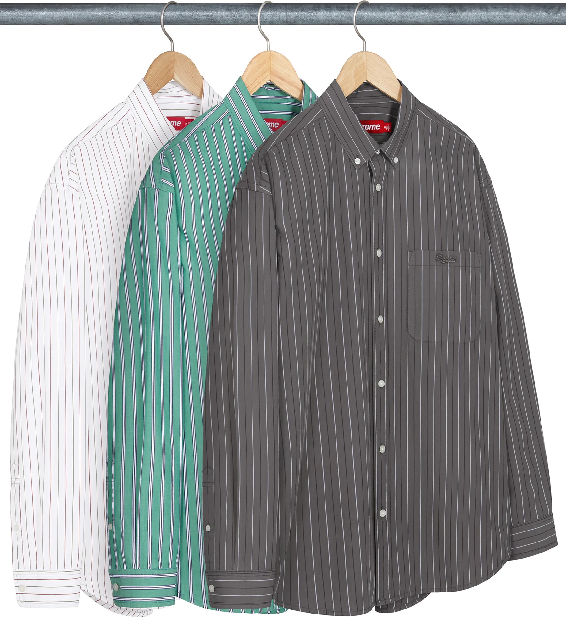 Supreme Loose Fit Stripe Shirt