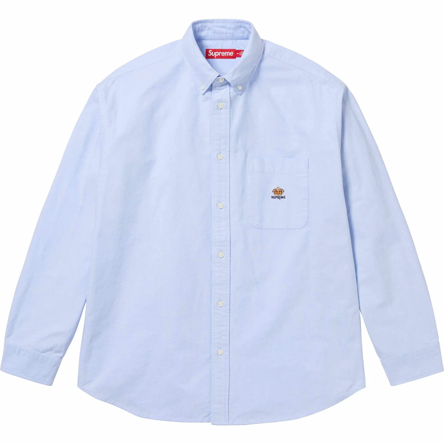 Supreme Loose Fit Flannel Oxford Shirt