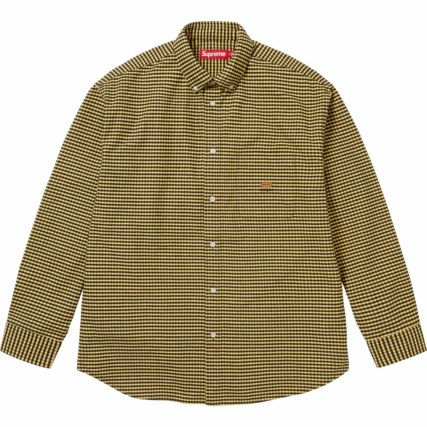 Supreme Loose Fit Flannel Oxford Shirt