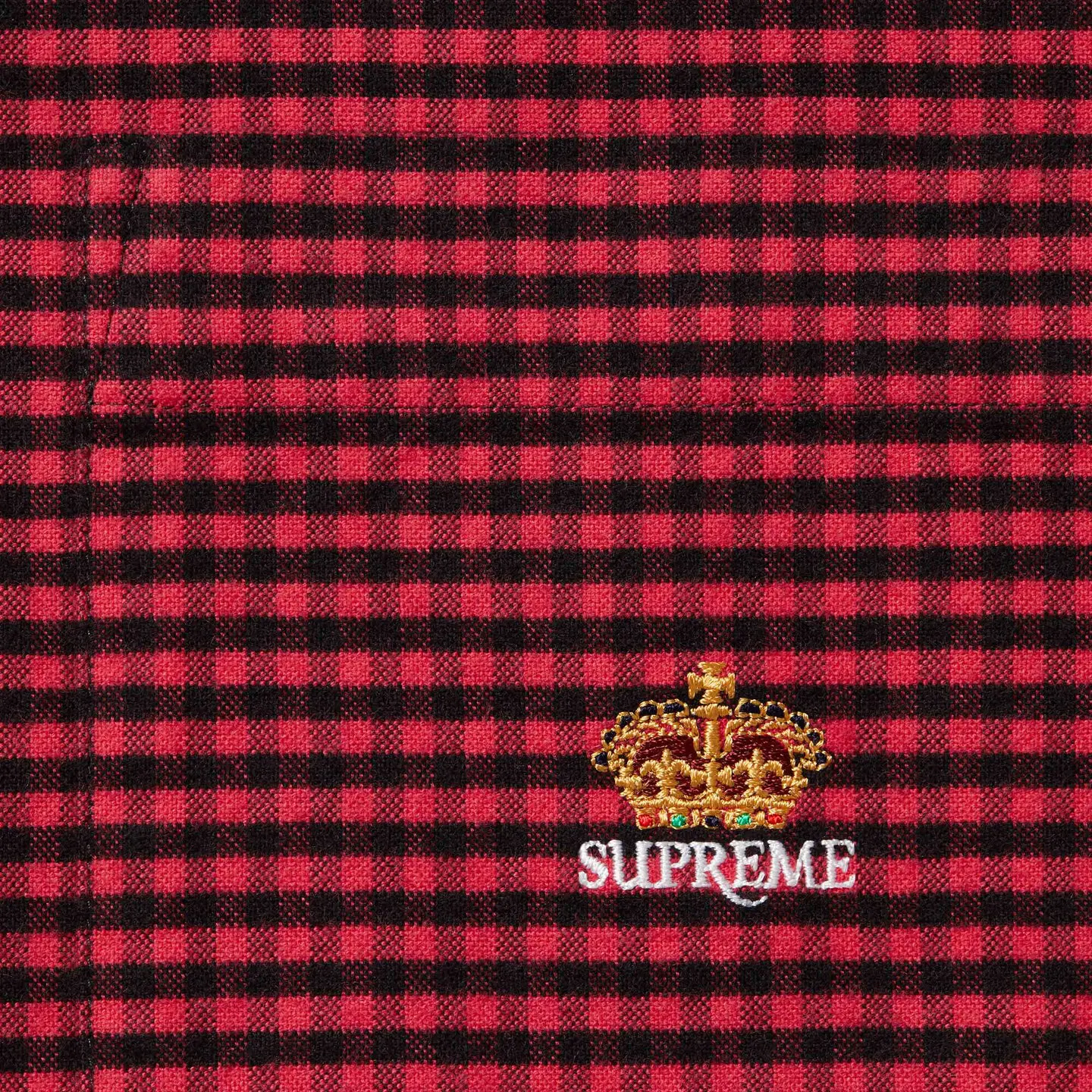 Supreme Loose Fit Flannel Oxford Shirt