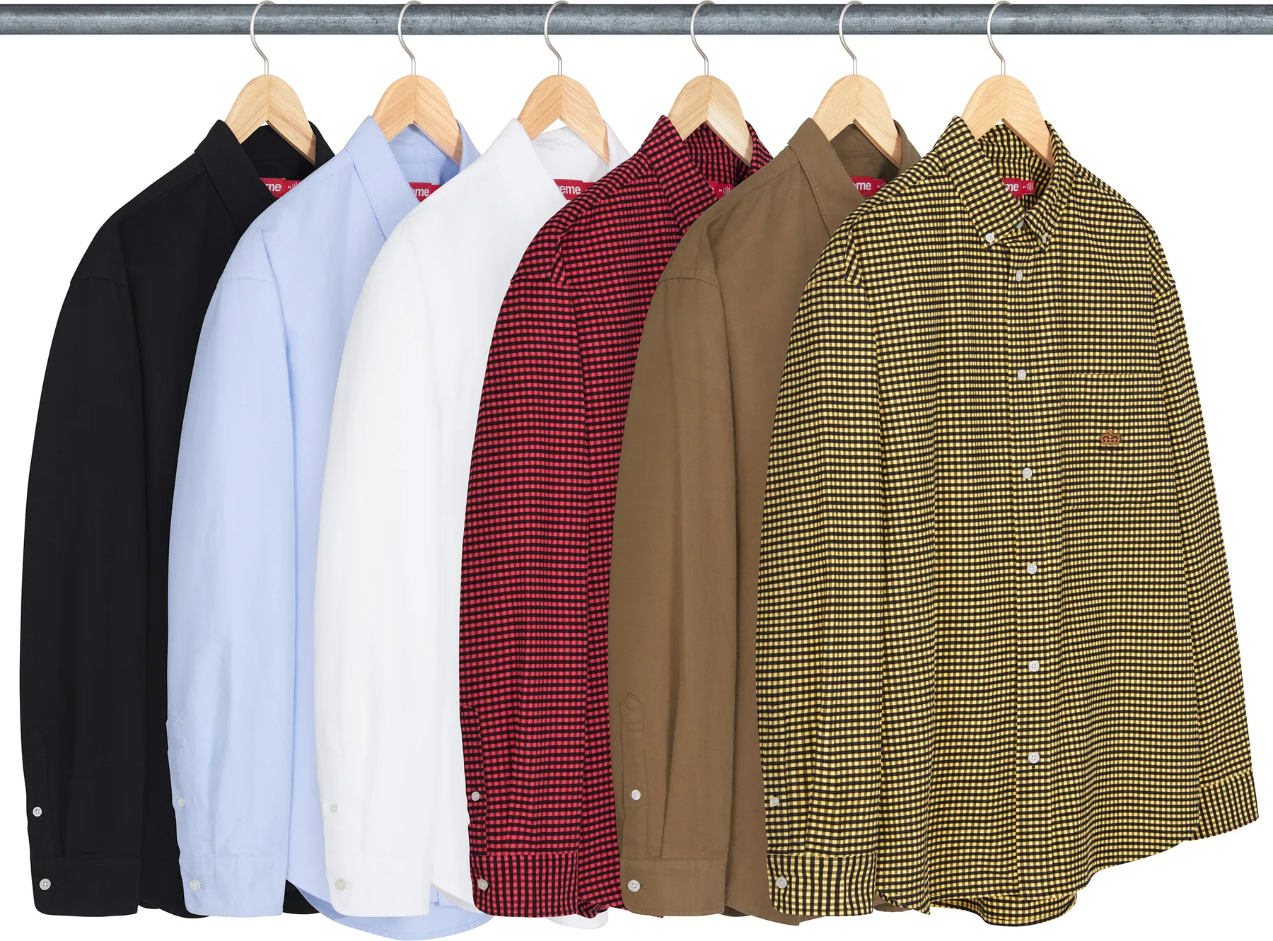 Supreme Loose Fit Flannel Oxford Shirt