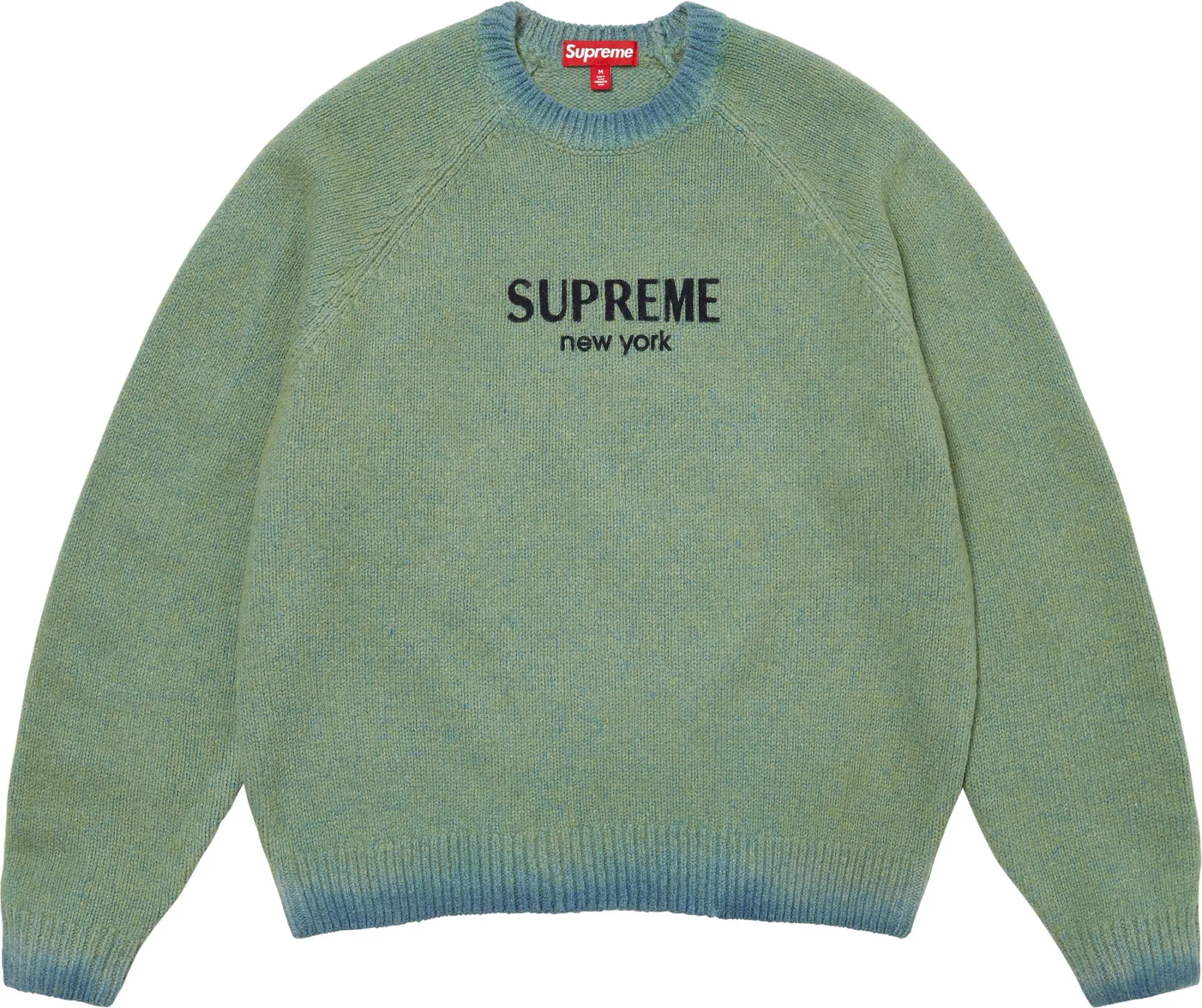 Supreme Flocked Logo Sweater