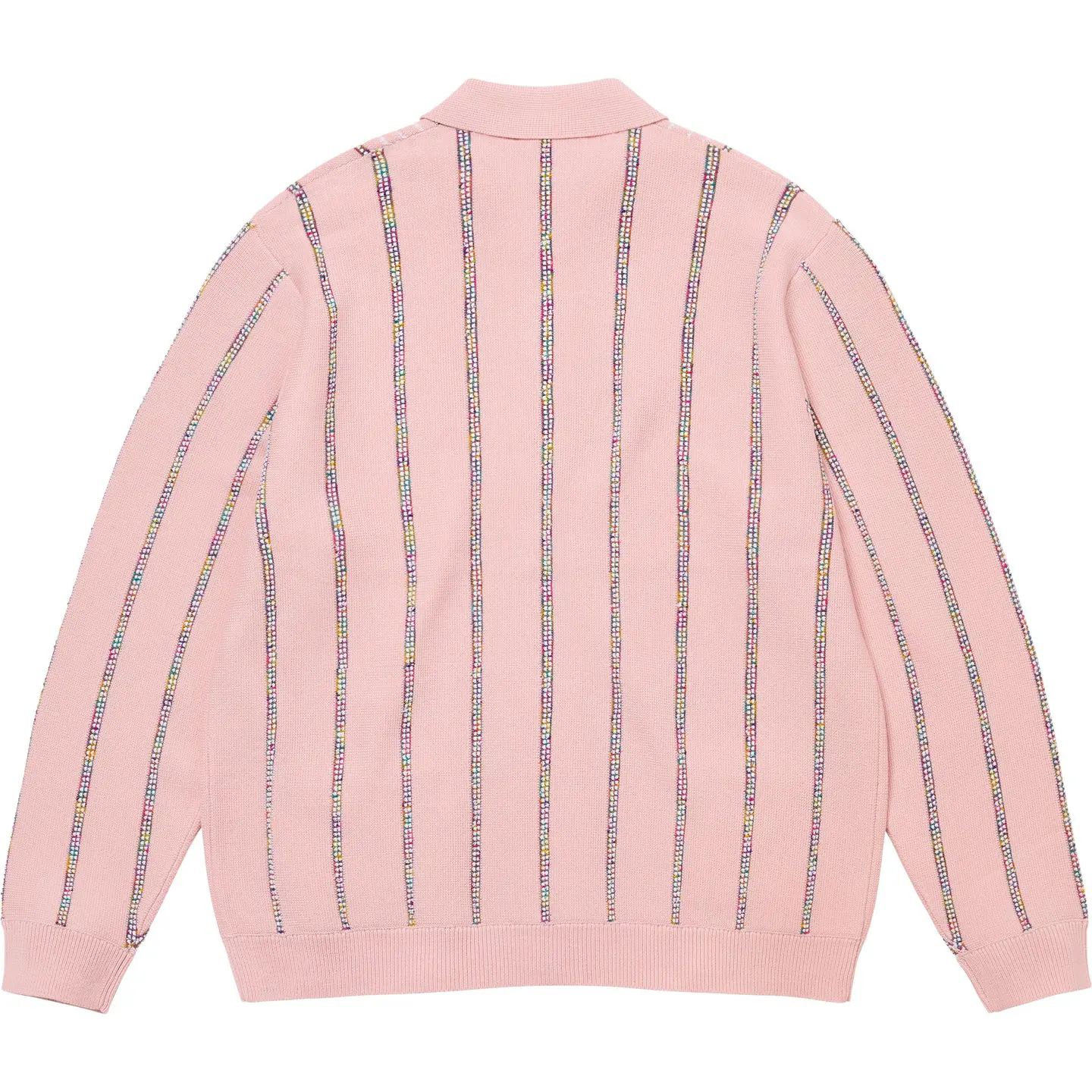 Supreme Speckle Stripe Zip Up Cardigan