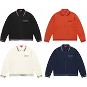 Supreme Zip Up Polo Sweater