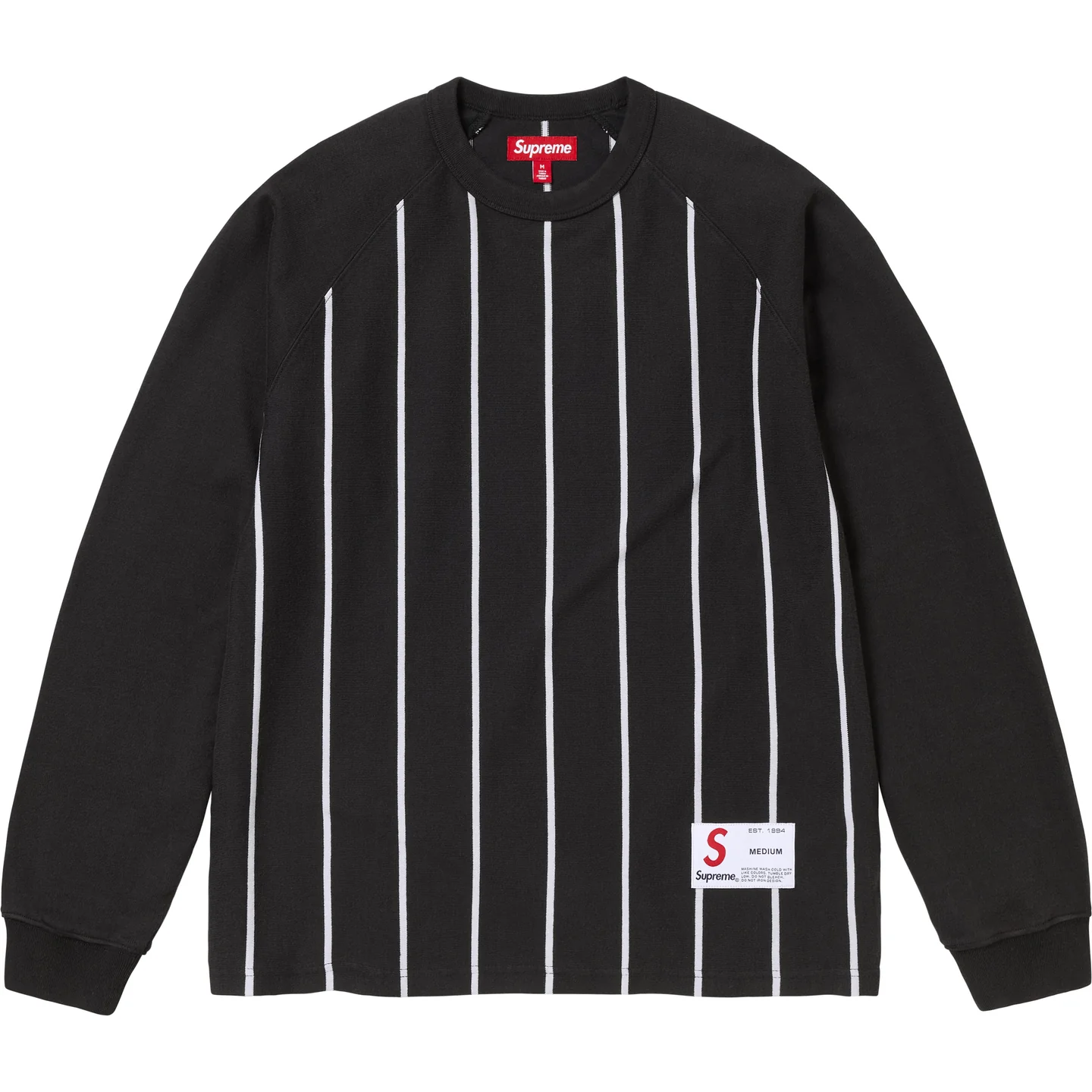 Supreme Stripe Raglan L/S Top