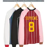 Supreme Stripe Raglan L/S Top