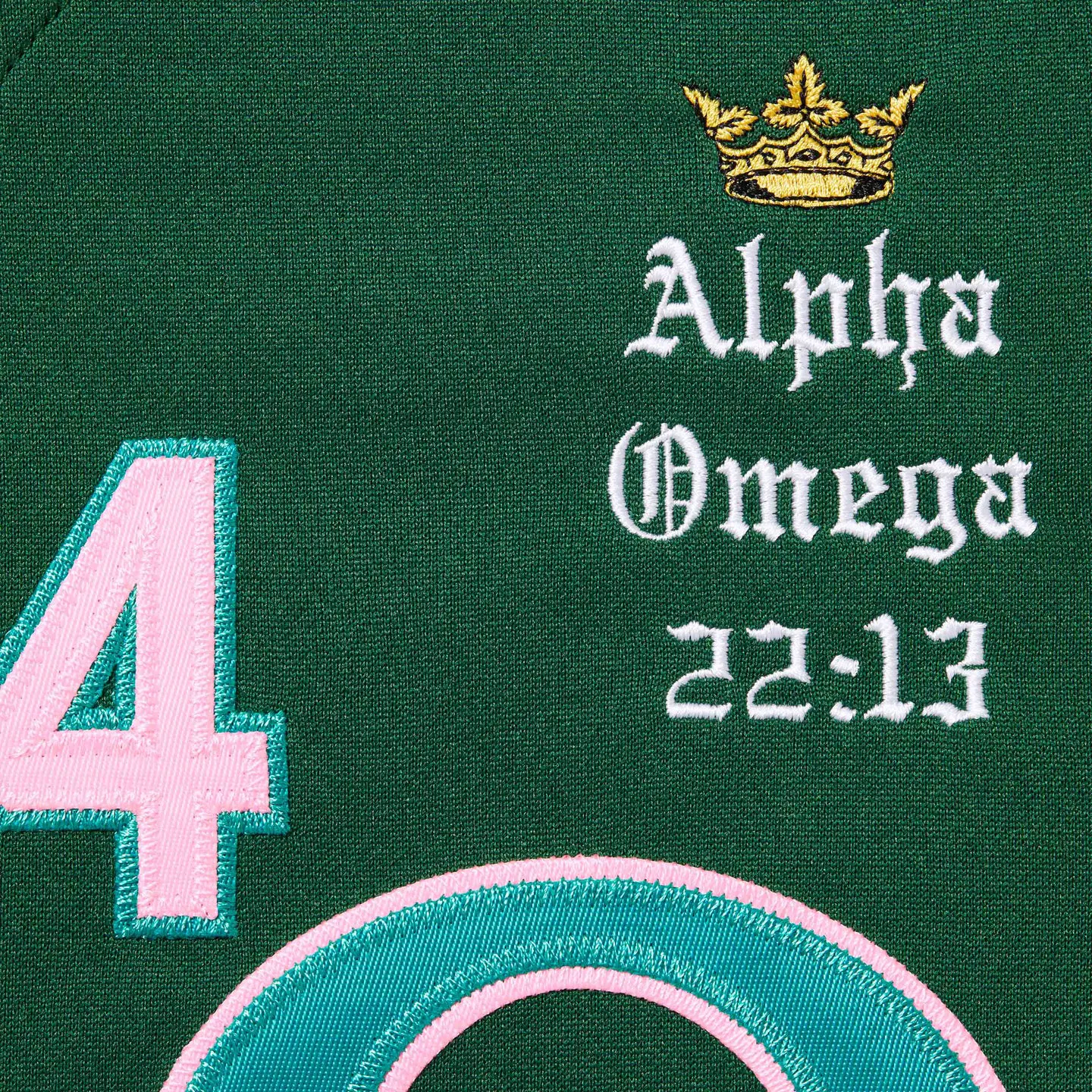 Supreme Alpha Omega Baseball Jersey