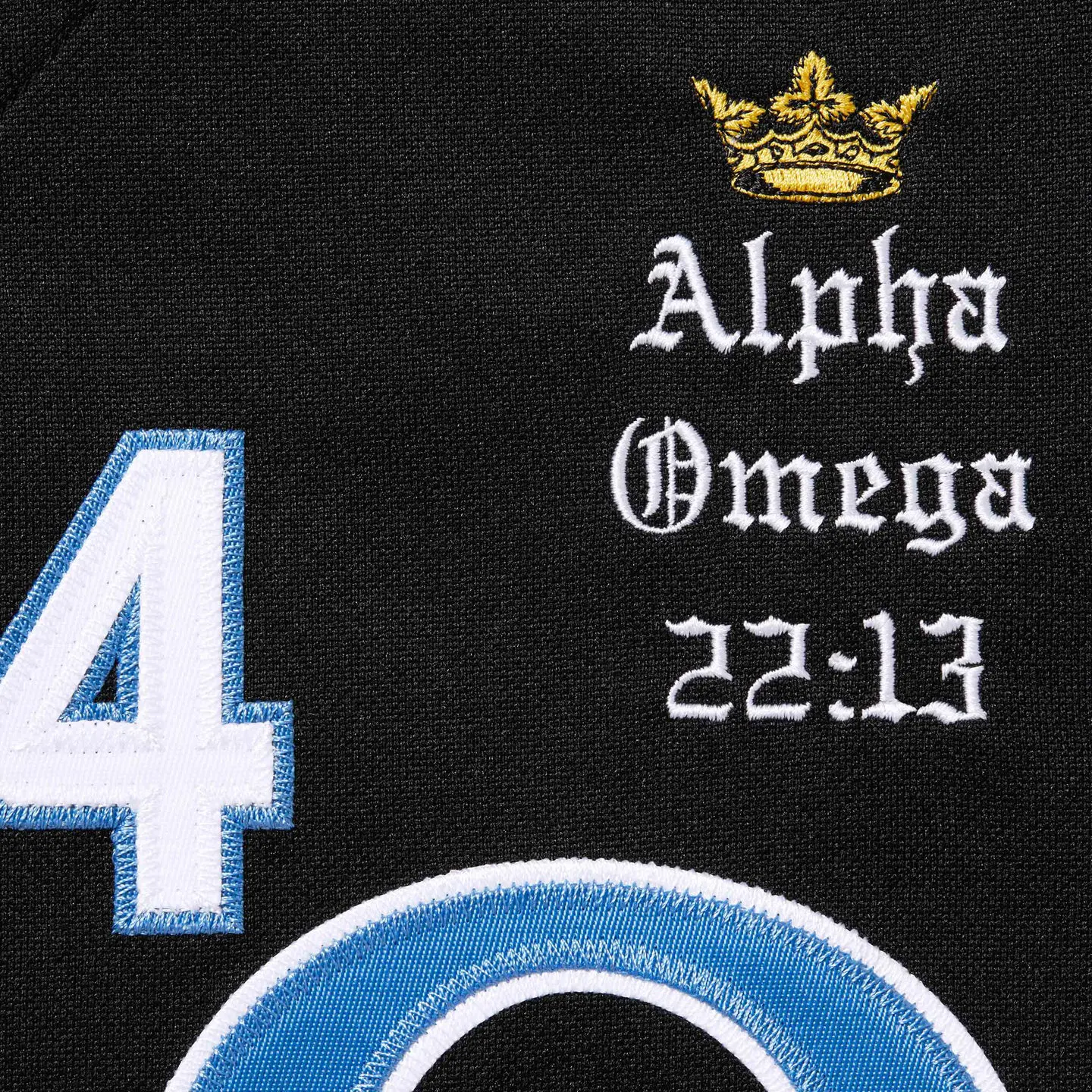 Supreme Alpha Omega Baseball Jersey