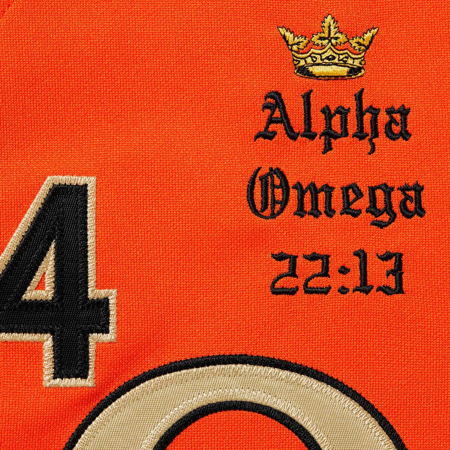 Supreme Alpha Omega Baseball Jersey