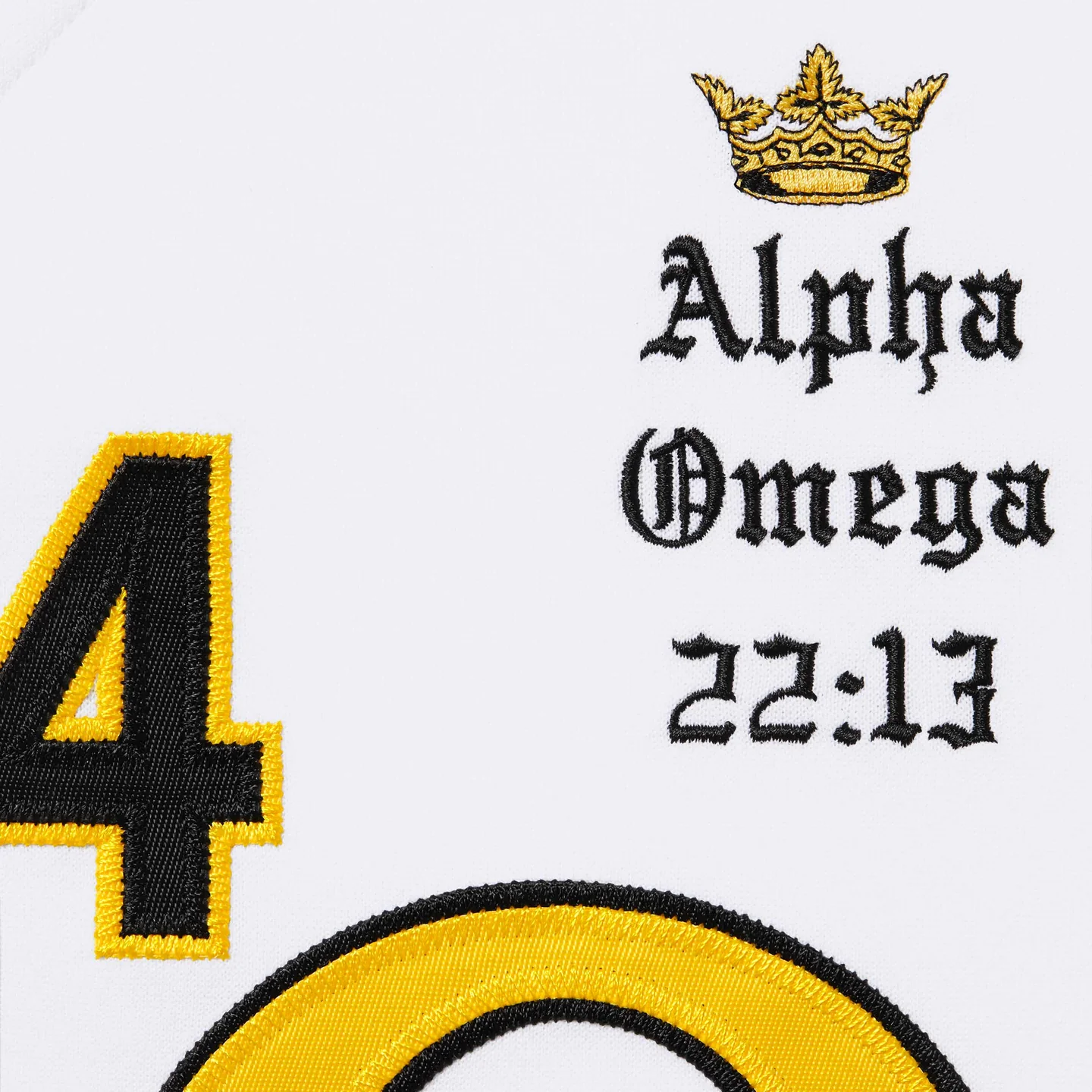 Supreme Alpha Omega Baseball Jersey