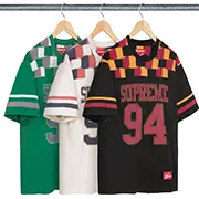 Supreme Patchwork Yoke Football Top