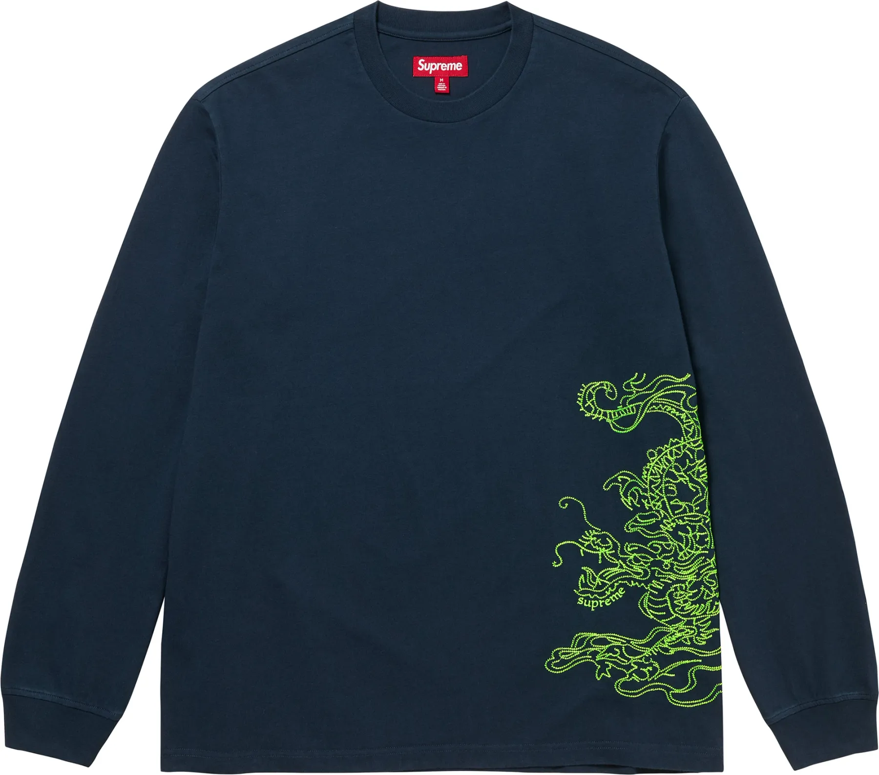 Supreme Dragon Embroidered L/S Top