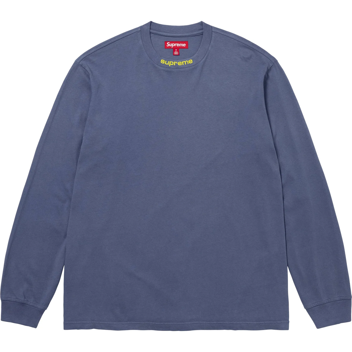 Supreme Embroidered Collar L/S Top