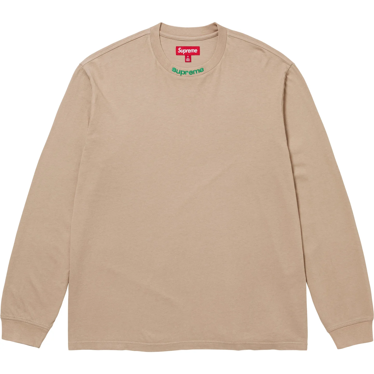 Supreme Embroidered Collar L/S Top