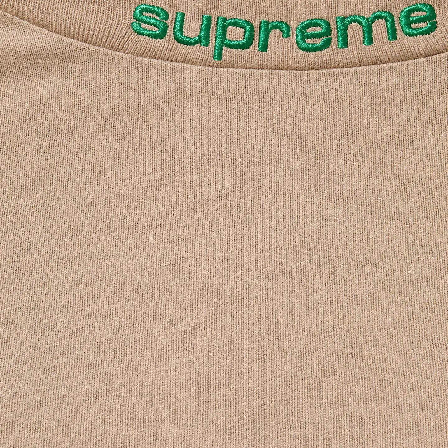 Supreme Embroidered Collar L/S Top