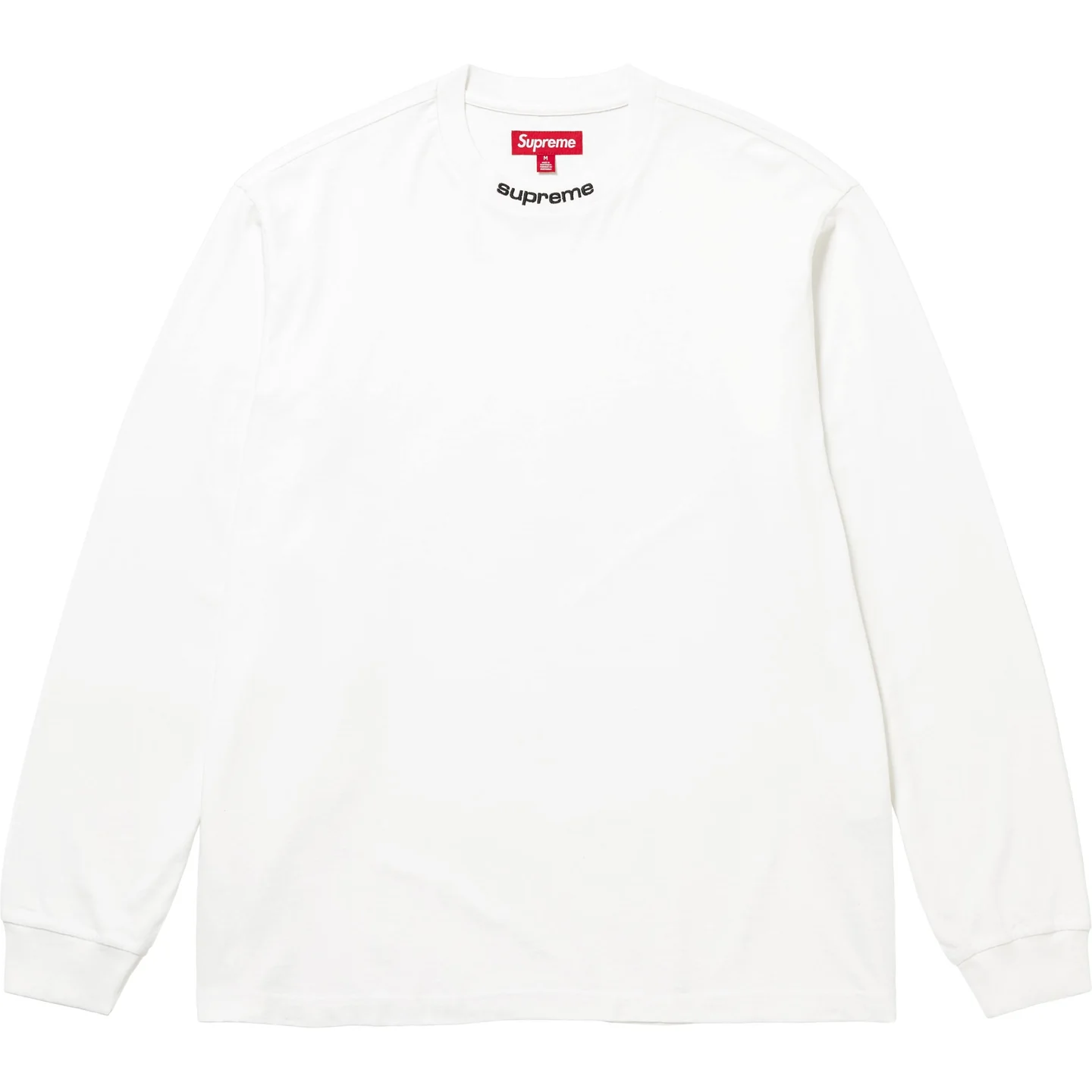 Supreme Embroidered Collar L/S Top