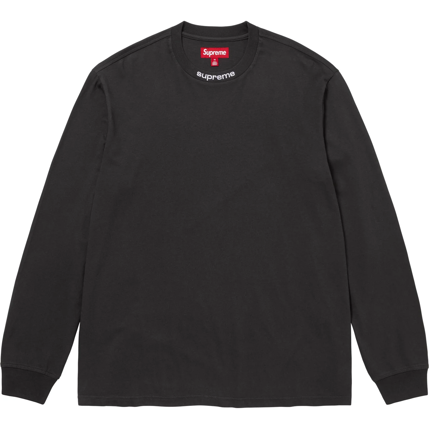 Supreme Embroidered Collar L/S Top