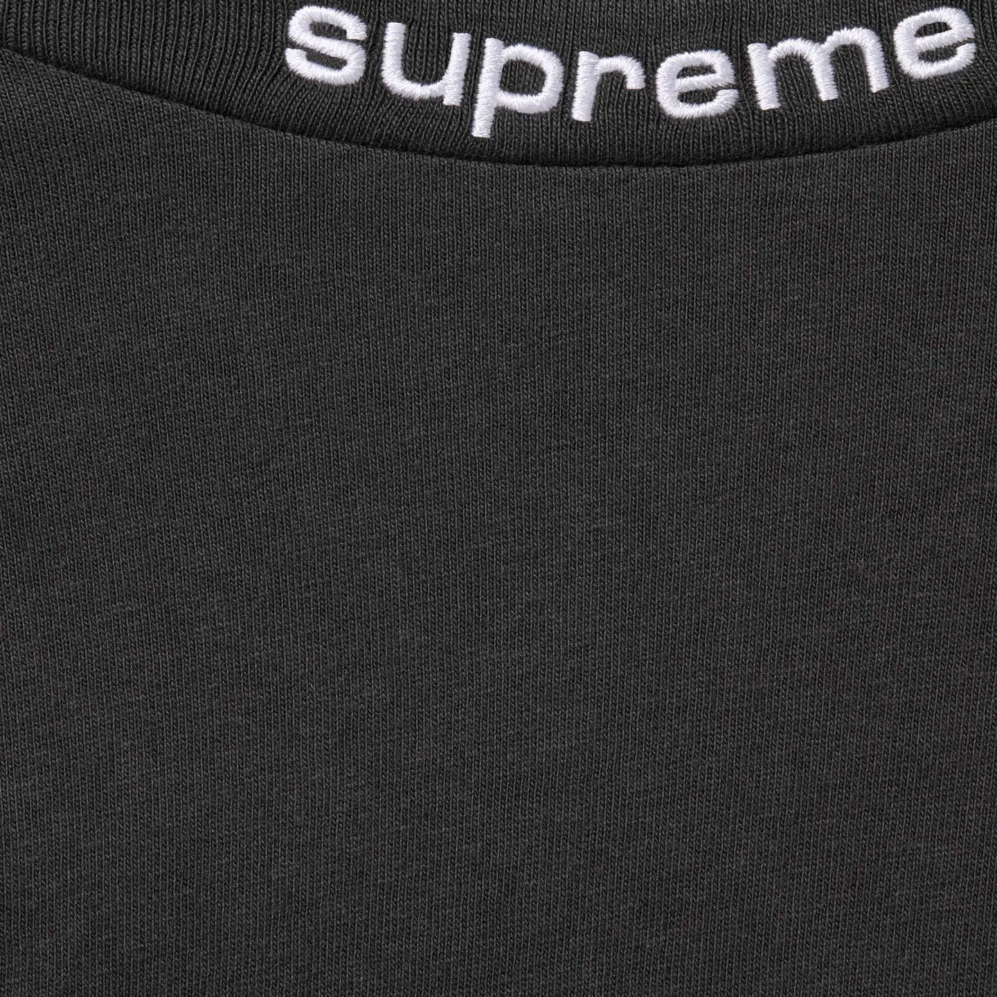 Supreme Embroidered Collar L/S Top