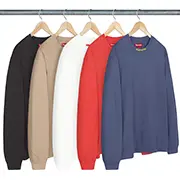 Supreme Embroidered Collar L/S Top