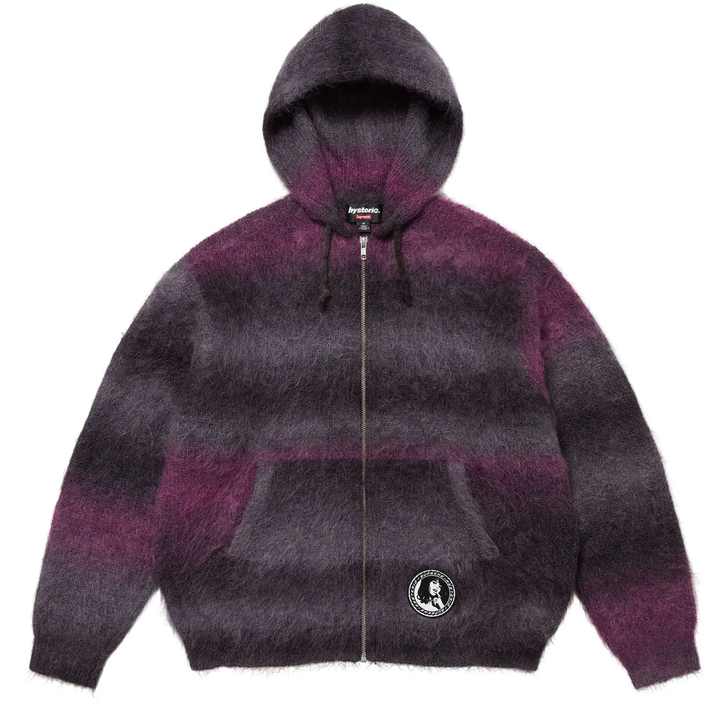 Supreme®/HYSTERIC GLAMOUR Mohair Zip Up Hooded Sweater