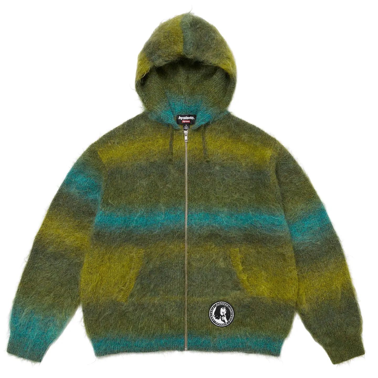 Supreme®/HYSTERIC GLAMOUR Mohair Zip Up Hooded Sweater