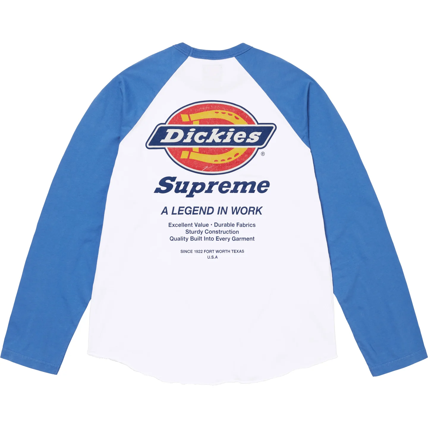 Supreme®/Dickies® Raglan L/S Top