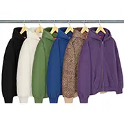 Supreme Pilled Zip Up Hooded Sweatshirt