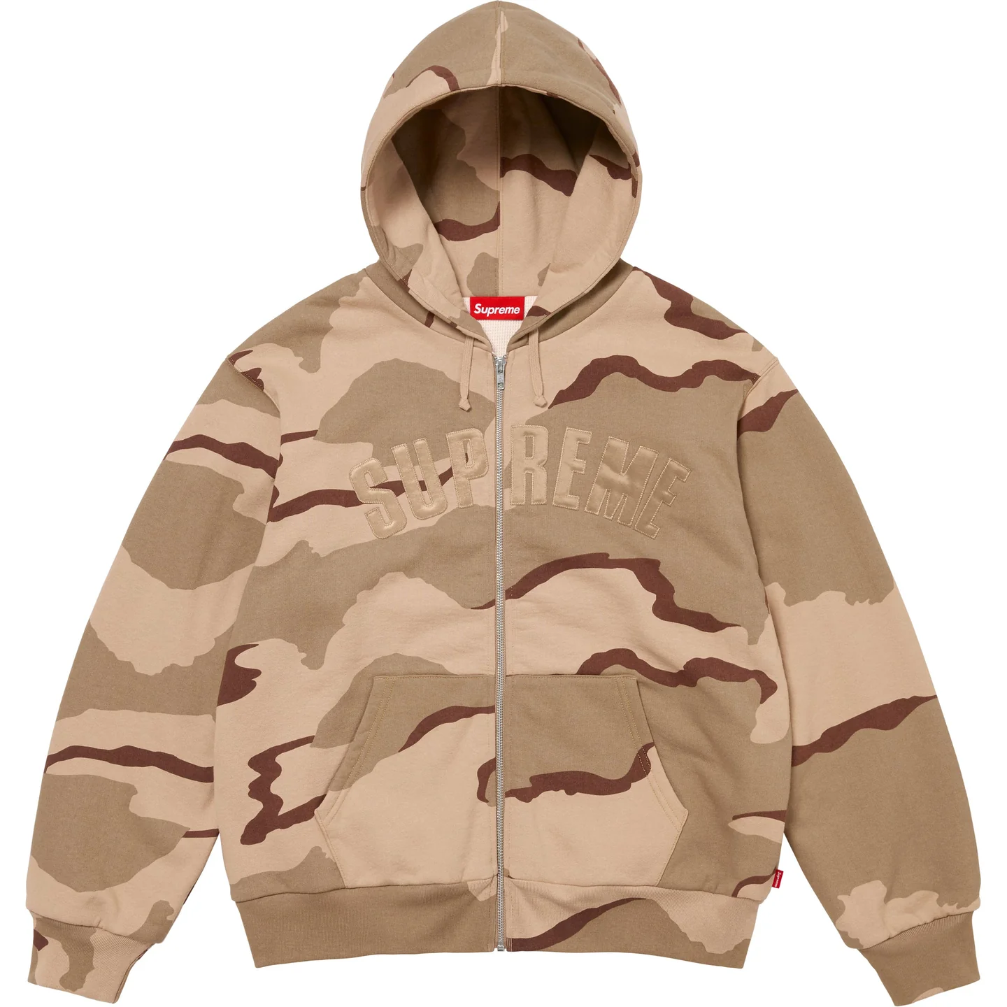 Supreme Arc Thermal Lined Zip Up Hooded Sweatshirt