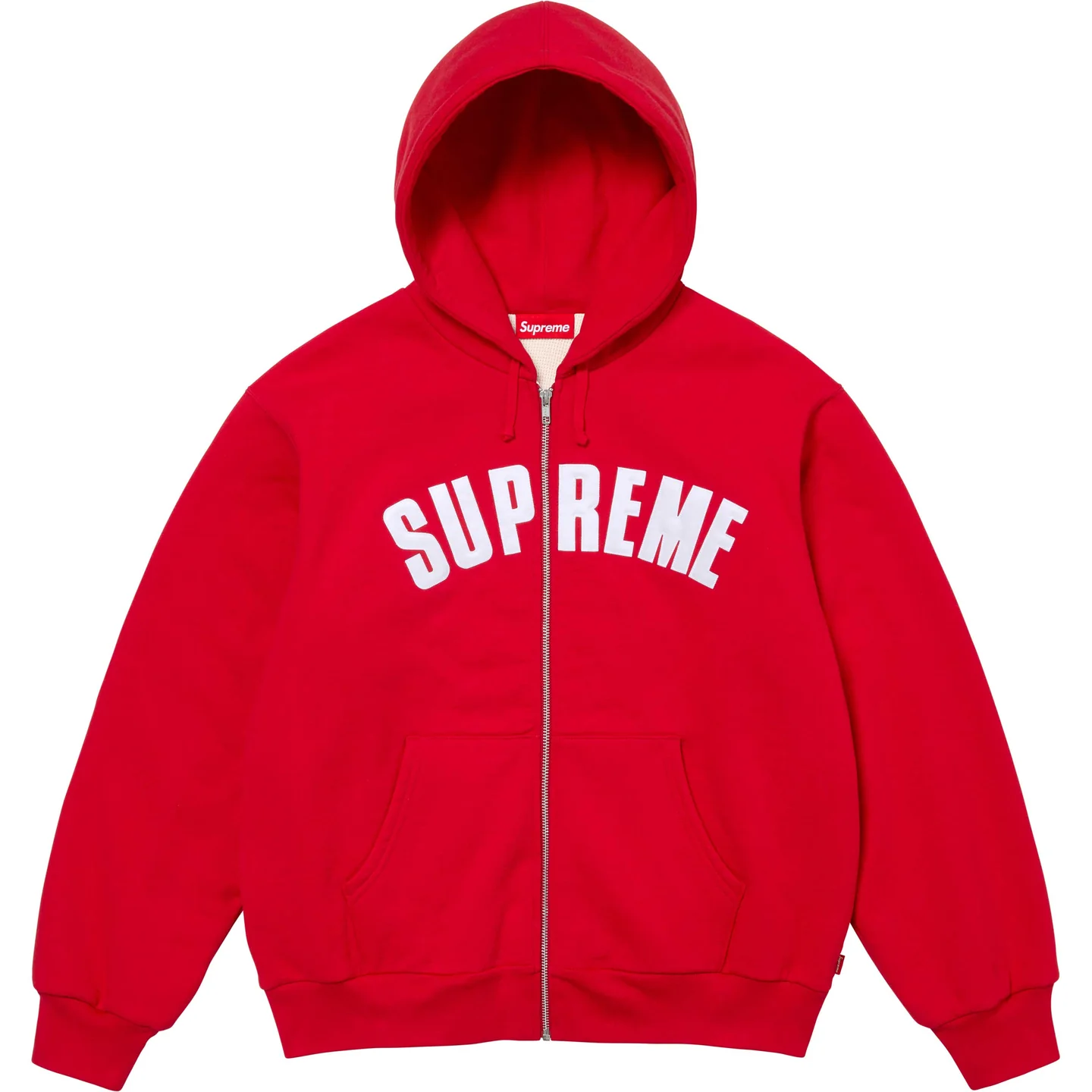 Supreme Arc Thermal Lined Zip Up Hooded Sweatshirt